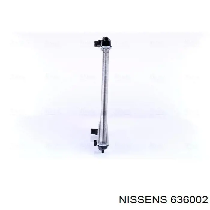 636002 Nissens radiador refrigeración del motor