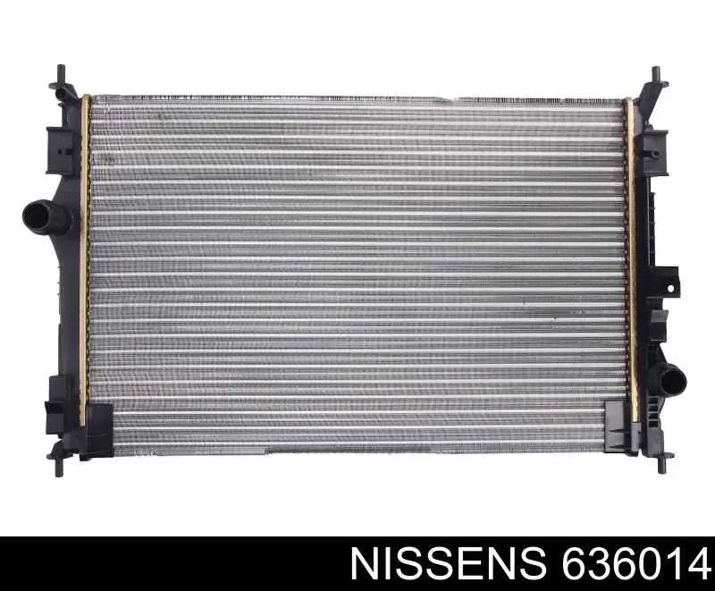 636014 Nissens radiador refrigeración del motor