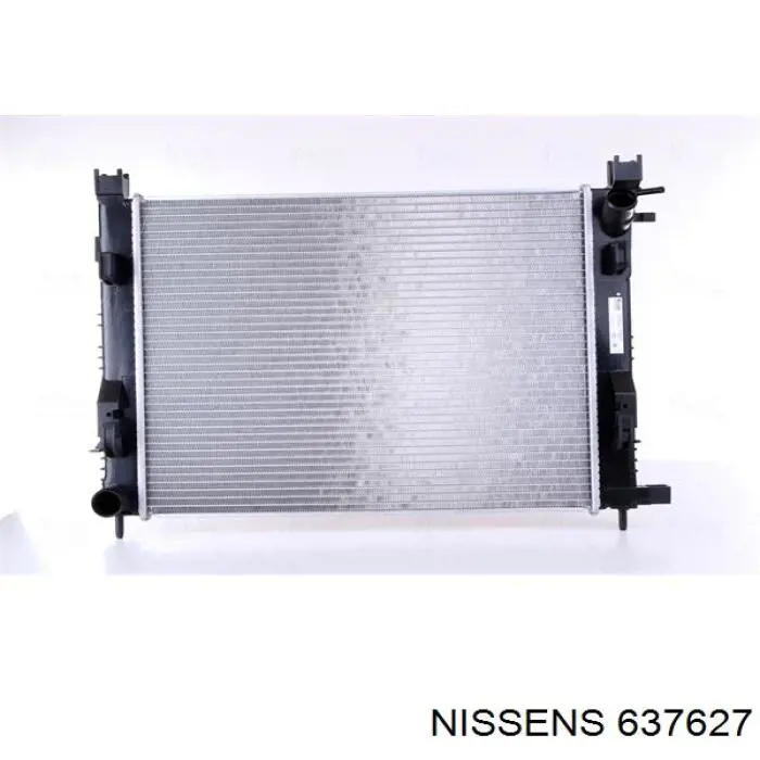 637627 Nissens radiador refrigeración del motor