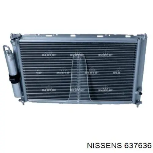 637636 Nissens condensador aire acondicionado