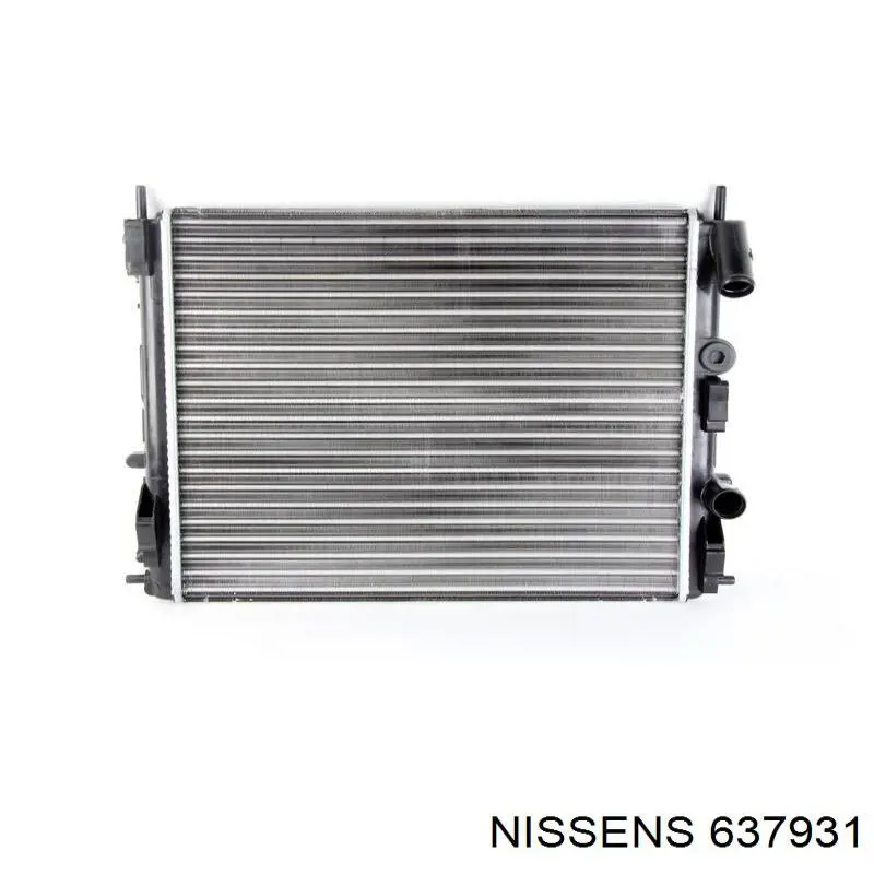 637931 Nissens radiador refrigeración del motor