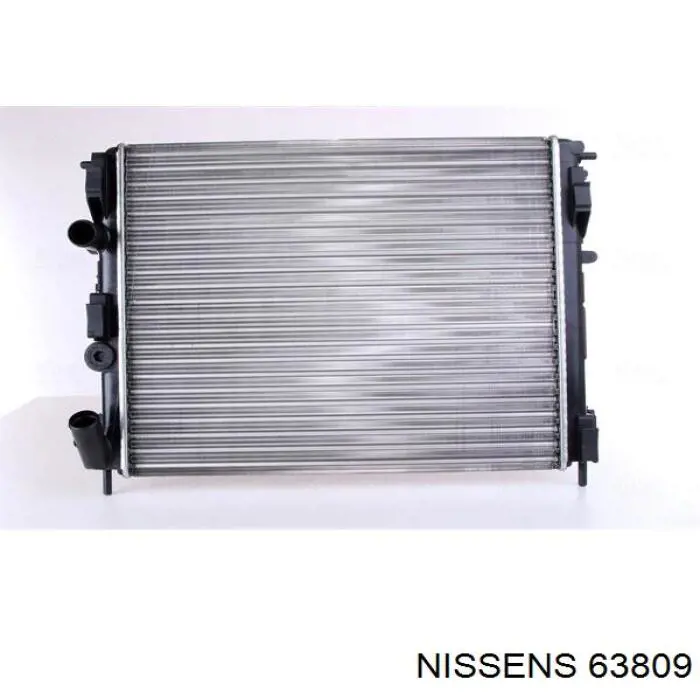 63809 Nissens radiador refrigeración del motor