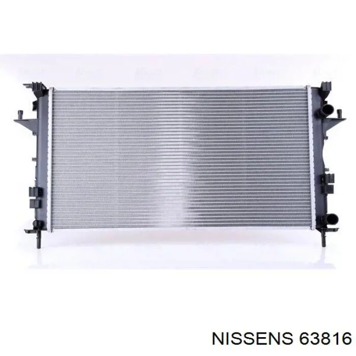 63816 Nissens radiador refrigeración del motor