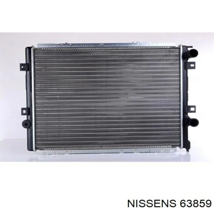 63859 Nissens radiador refrigeración del motor