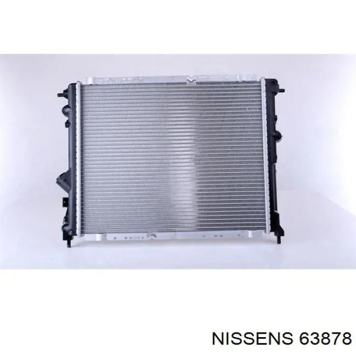 63878 Nissens radiador refrigeración del motor