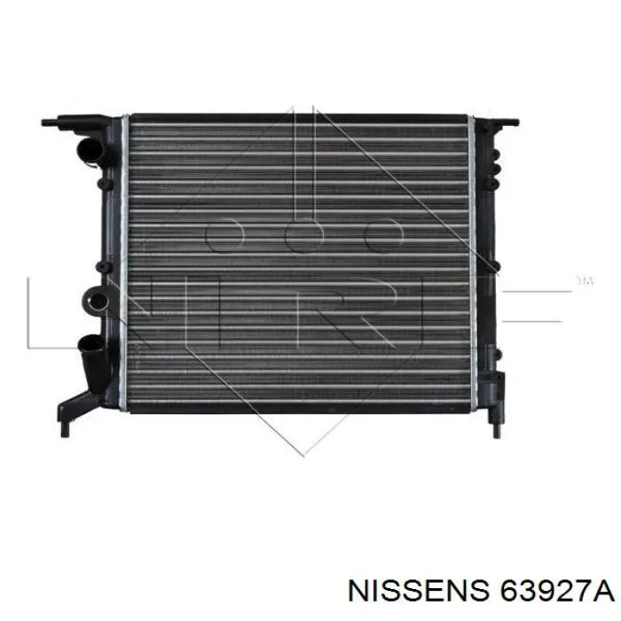 63927A Nissens radiador refrigeración del motor