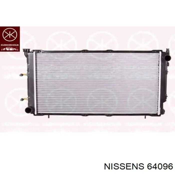 64096 Nissens radiador refrigeración del motor