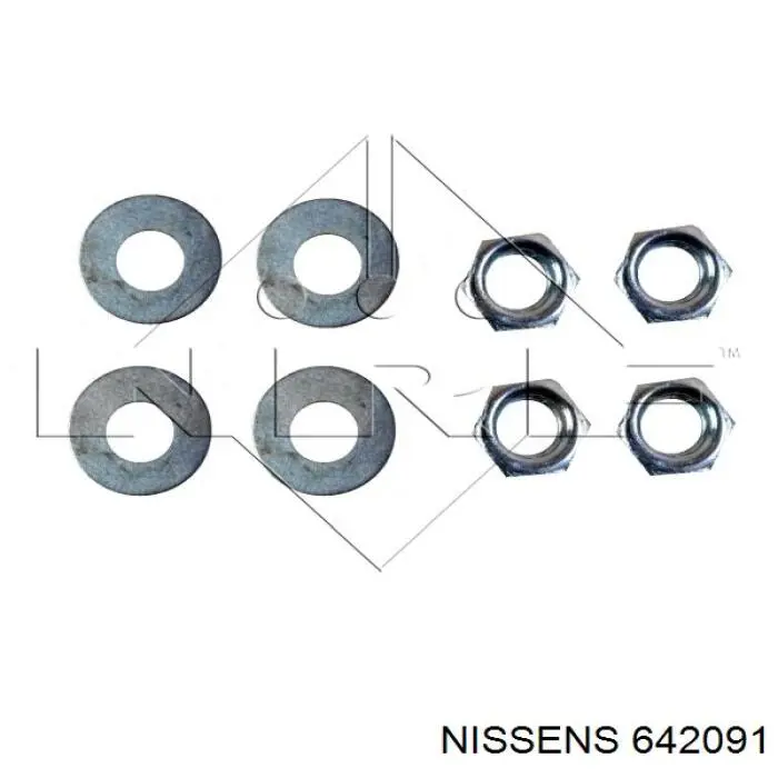 642091 Nissens radiador refrigeración del motor