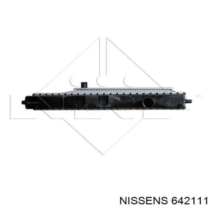 642111 Nissens radiador refrigeración del motor