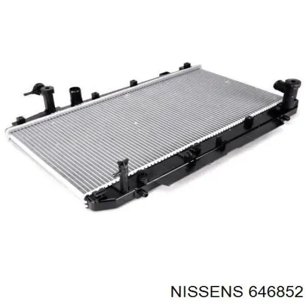 646852 Nissens radiador refrigeración del motor