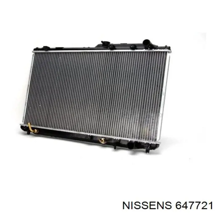 647721 Nissens radiador refrigeración del motor