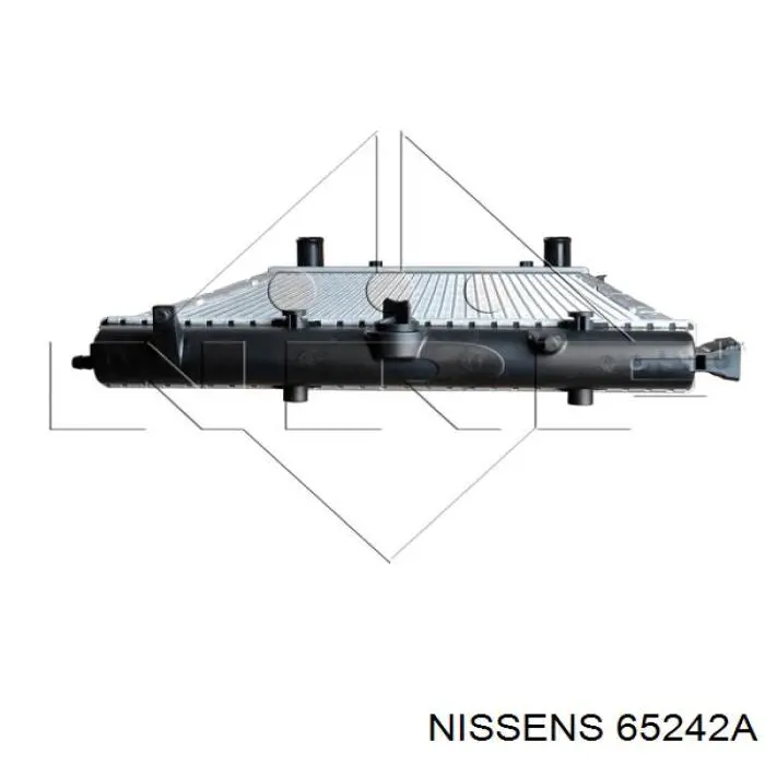 65242A Nissens radiador refrigeración del motor