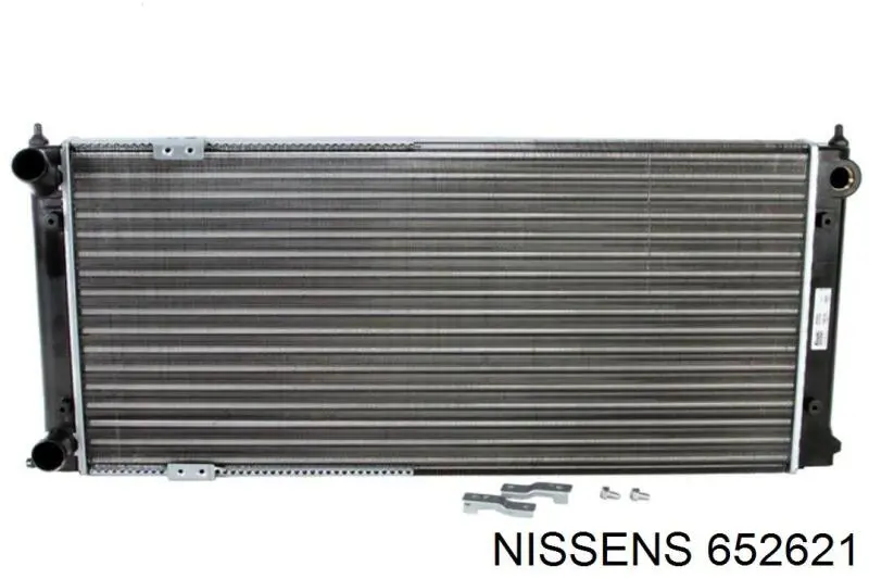 652621 Nissens radiador refrigeración del motor