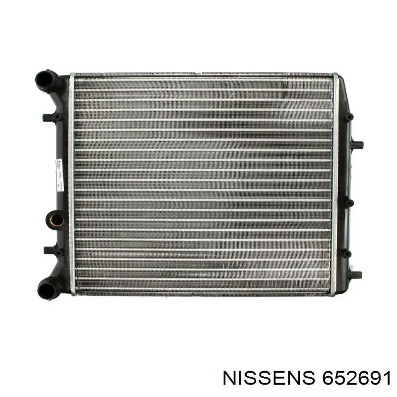 652691 Nissens radiador refrigeración del motor