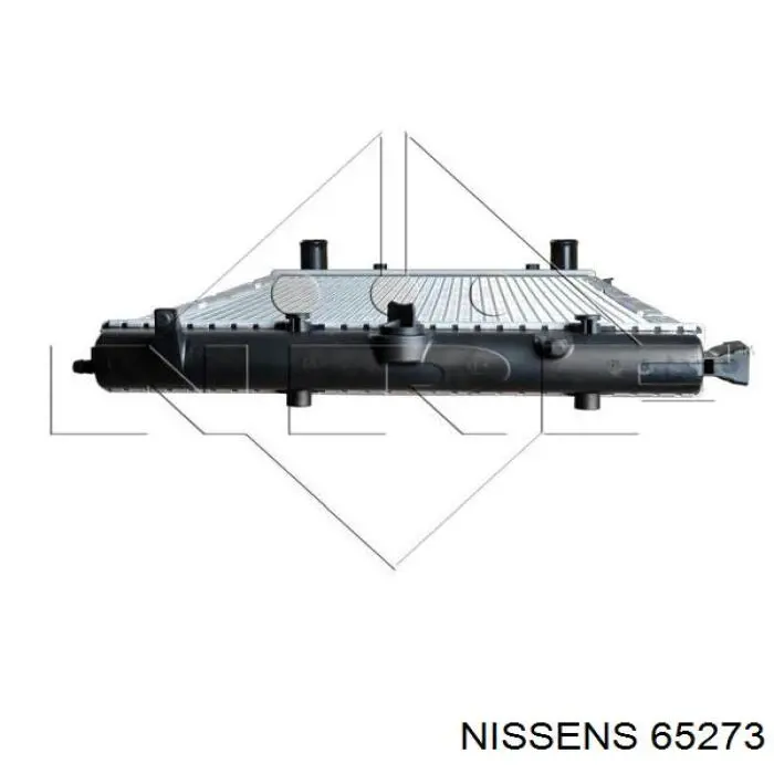 65273 Nissens radiador refrigeración del motor