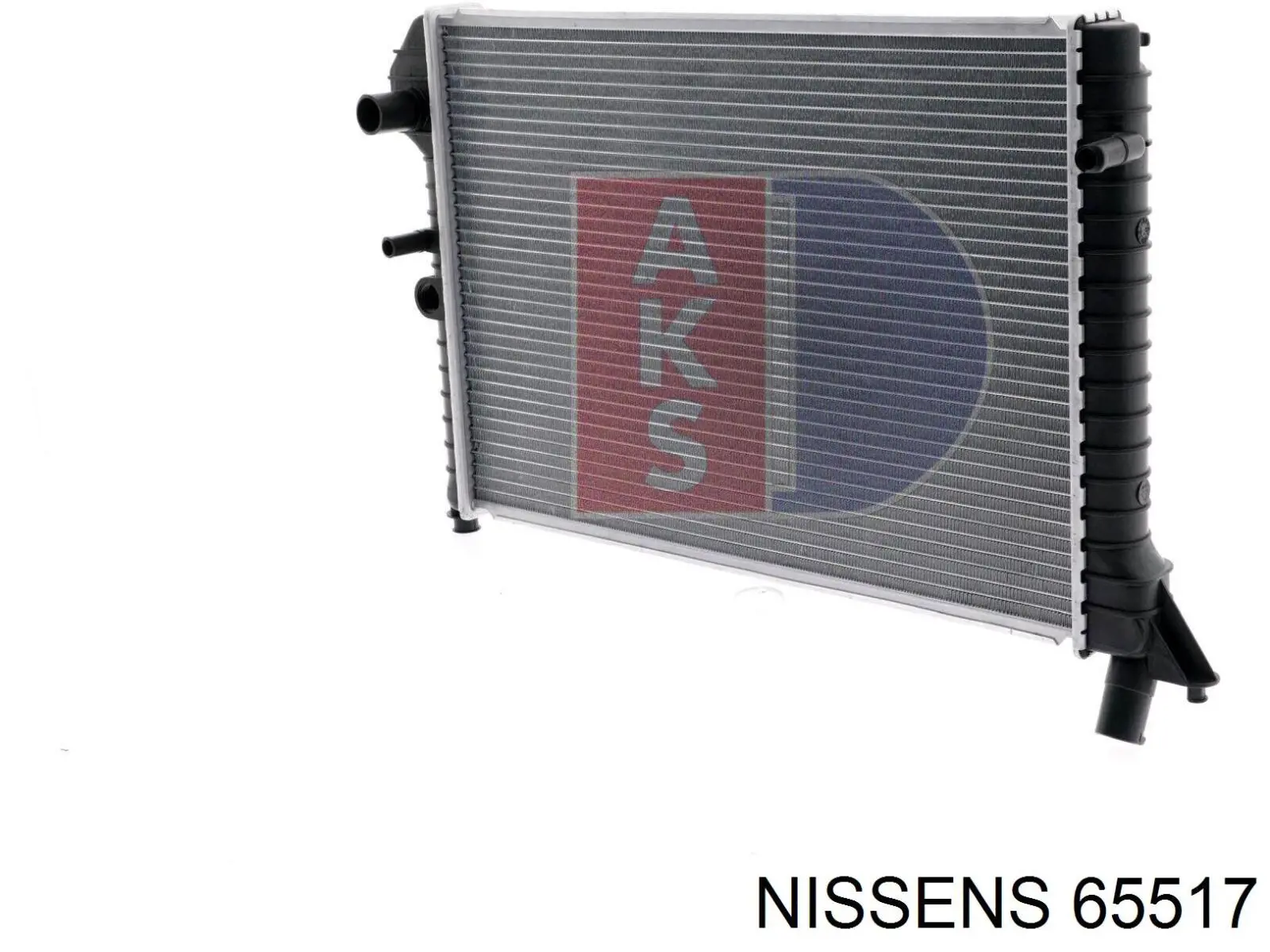 65517 Nissens radiador refrigeración del motor