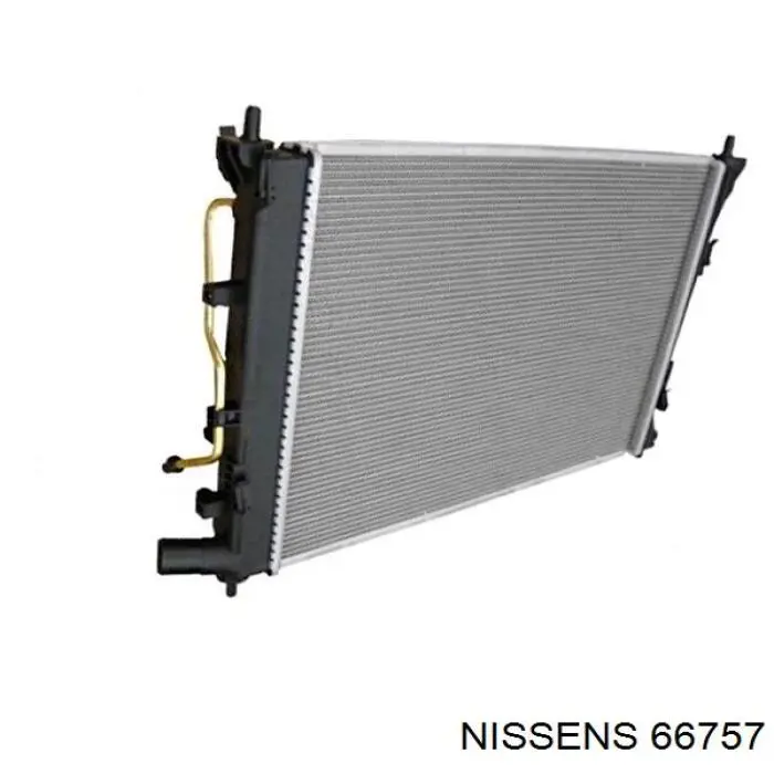 66757 Nissens radiador refrigeración del motor