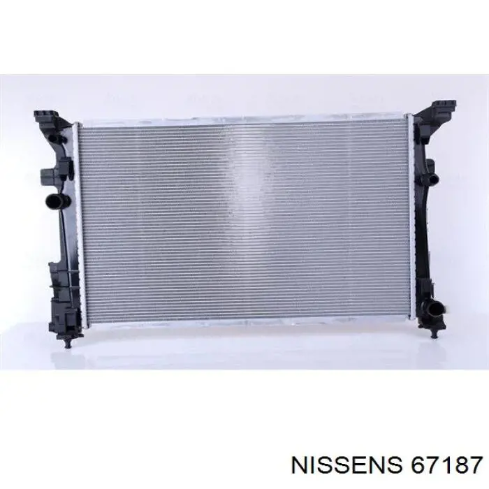 67187 Nissens radiador refrigeración del motor