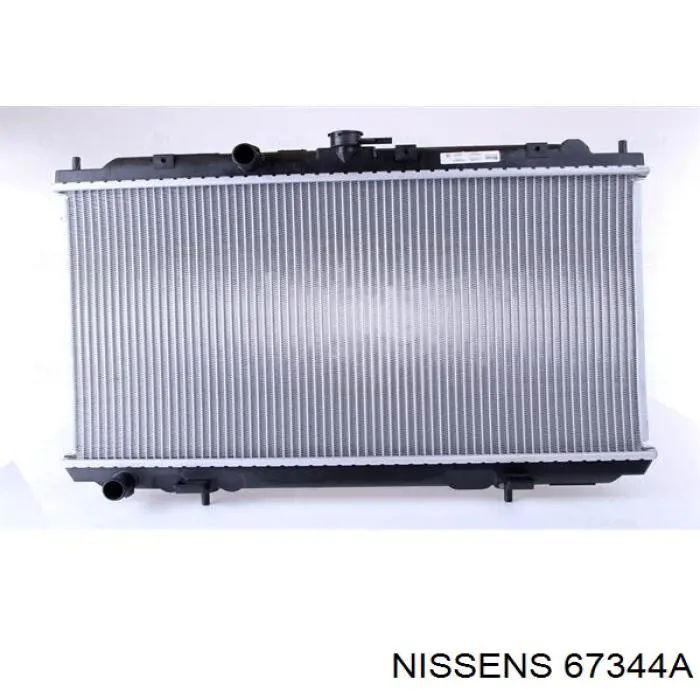 67344A Nissens radiador refrigeración del motor