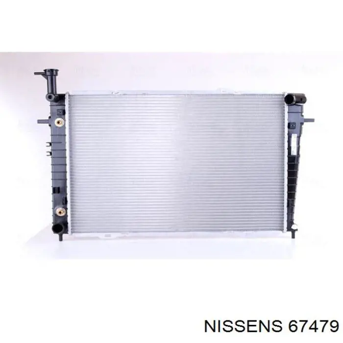 67479 Nissens radiador refrigeración del motor