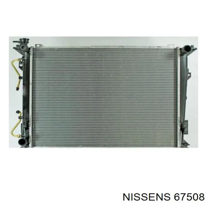 67508 Nissens radiador refrigeración del motor