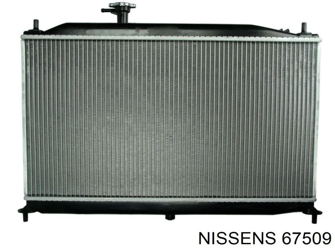 67509 Nissens radiador refrigeración del motor