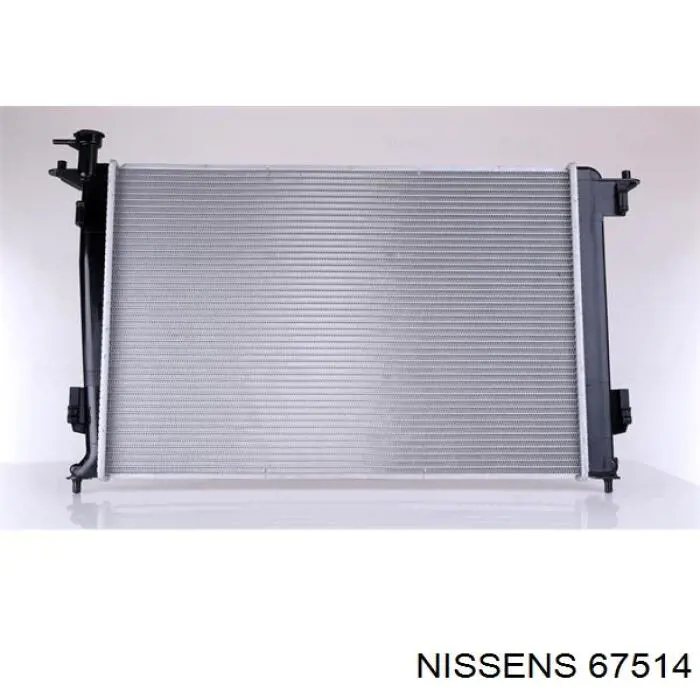 67514 Nissens radiador refrigeración del motor