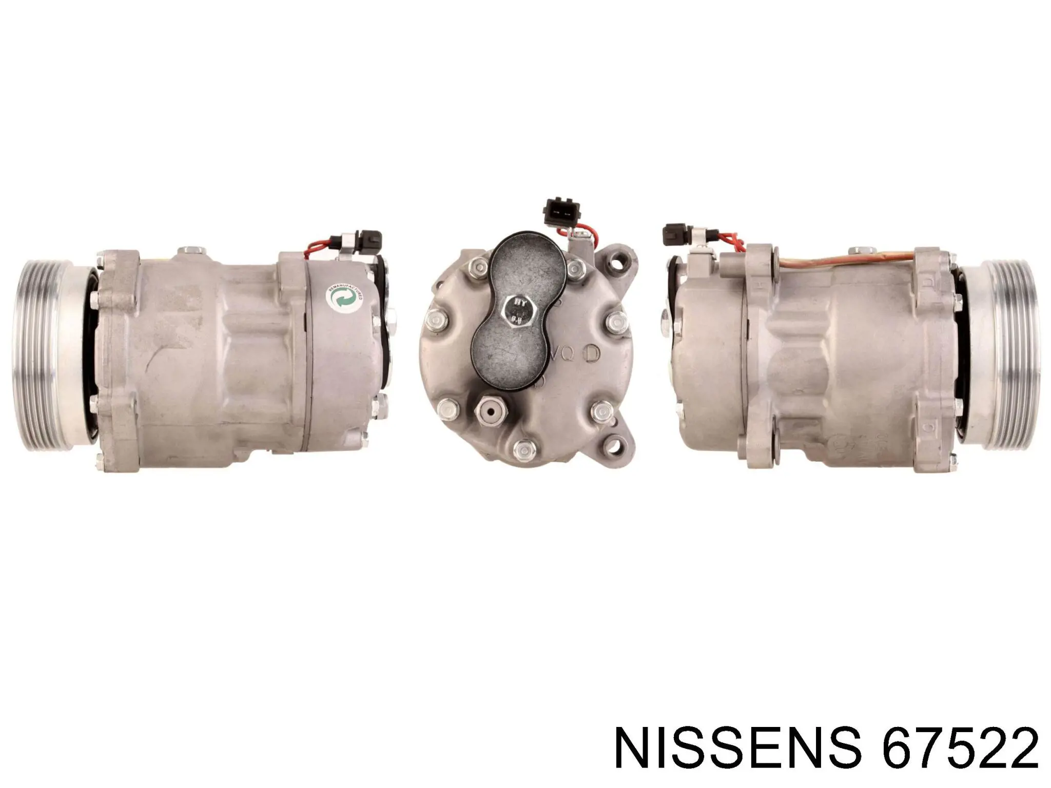 67522 Nissens radiador refrigeración del motor