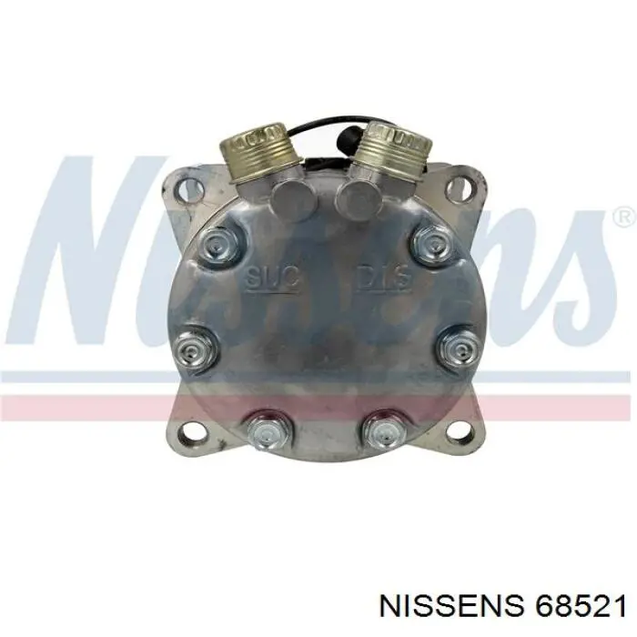 68521 Nissens radiador refrigeración del motor