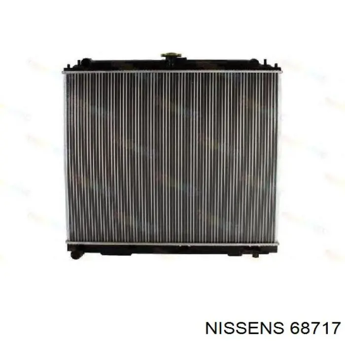 68717 Nissens radiador refrigeración del motor