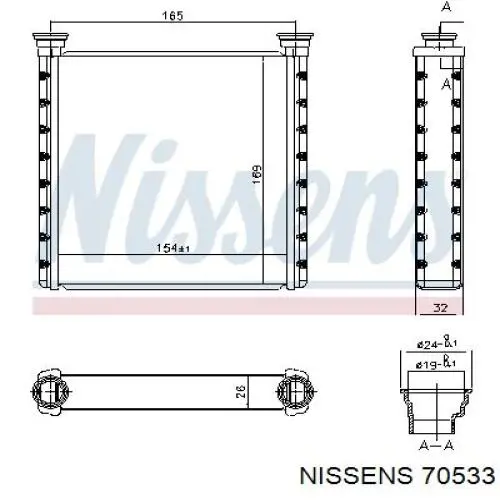  Radiador de calefacción para MINI COUNTRYMAN F60