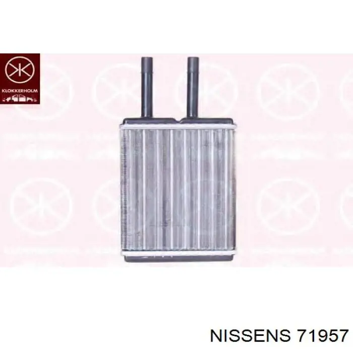 71957 Nissens radiador de calefacción