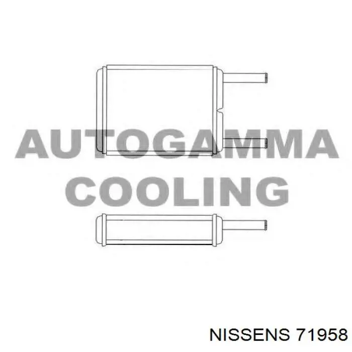  Radiador de calefacción para Mazda 626 3 