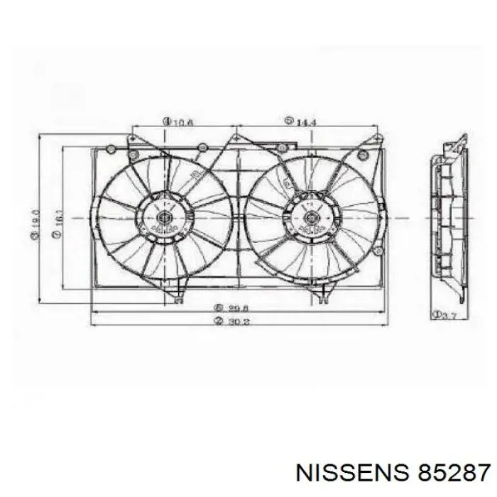  Bastidor radiador (armazón) para Toyota Solara V3