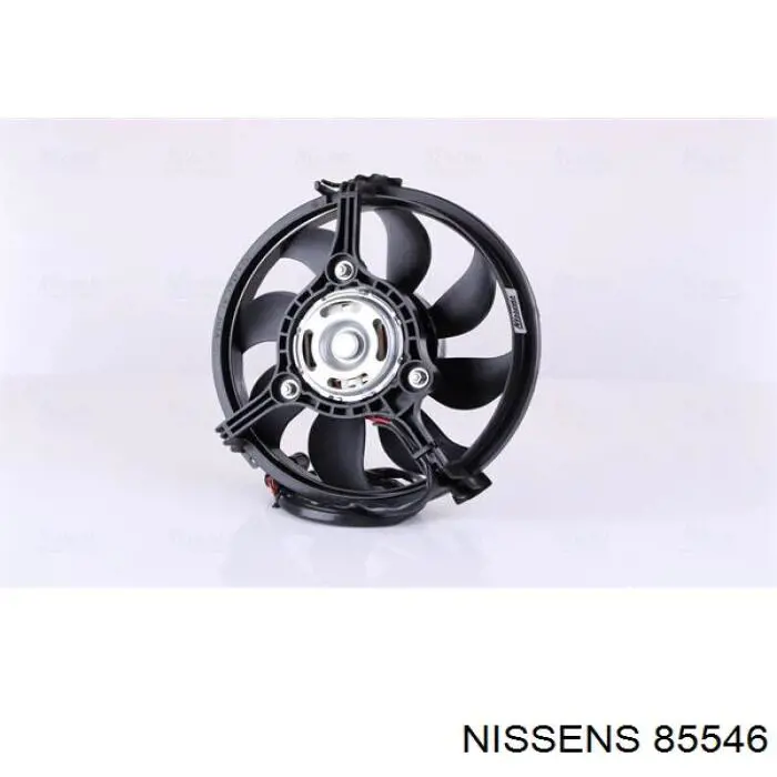 85546 Nissens ventilador (rodete +motor refrigeración del motor con electromotor completo)