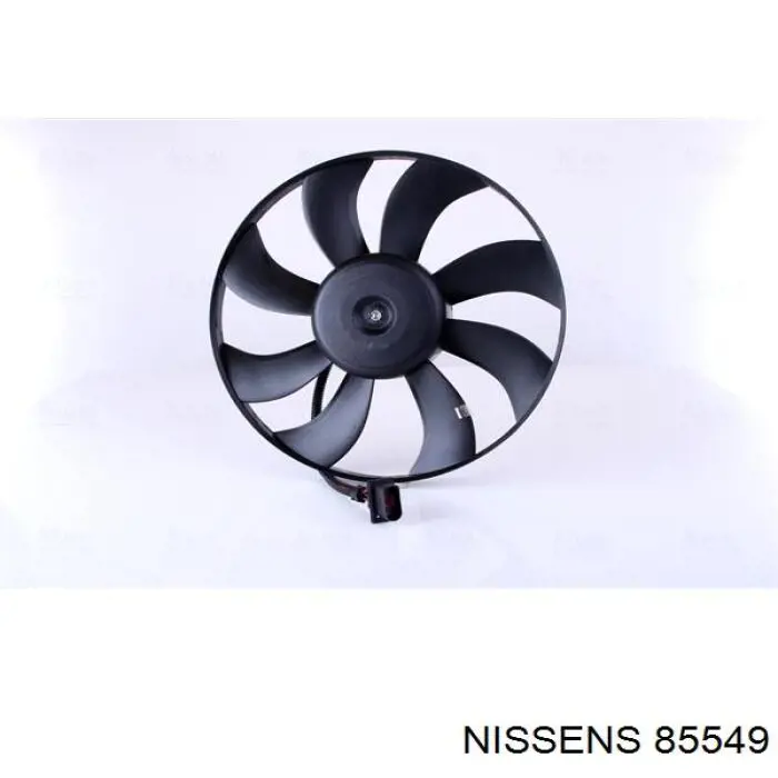 85549 Nissens ventilador (rodete +motor refrigeración del motor con electromotor completo)