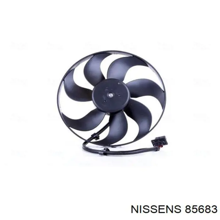 85683 Nissens ventilador (rodete +motor refrigeración del motor con electromotor completo)