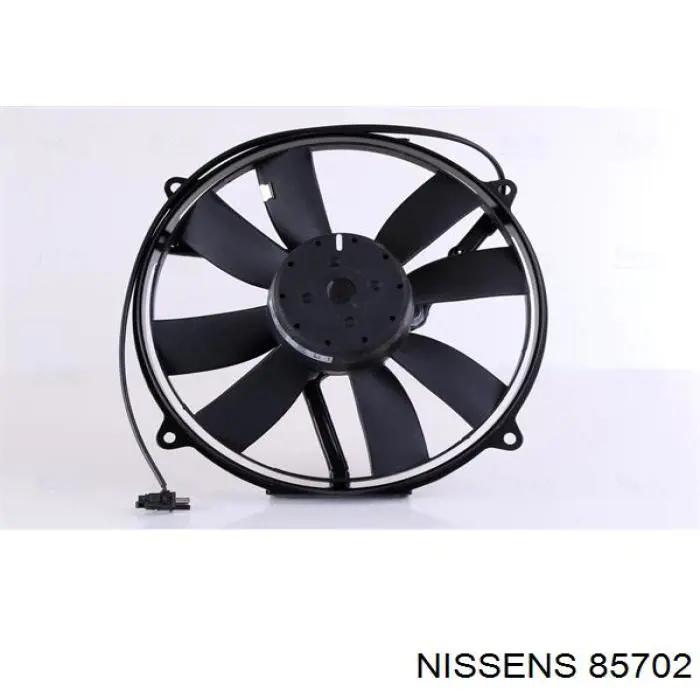 85702 Nissens ventilador (rodete +motor refrigeración del motor con electromotor completo)