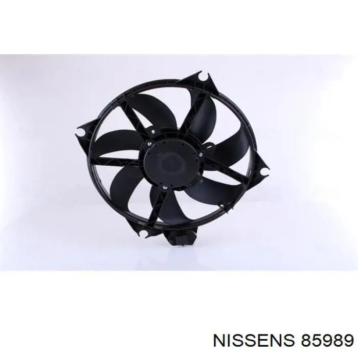 85989 Nissens ventilador (rodete +motor refrigeración del motor con electromotor completo)