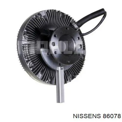 86078 Nissens rodete ventilador, refrigeración de motor