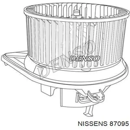 87095 Nissens motor eléctrico, ventilador habitáculo