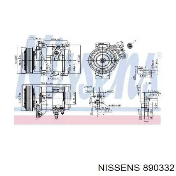  Compresor de aire acondicionado para Toyota Previa ACR3