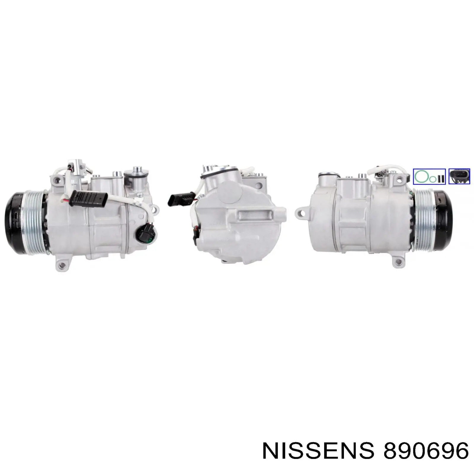 890696 Nissens compresor de aire acondicionado