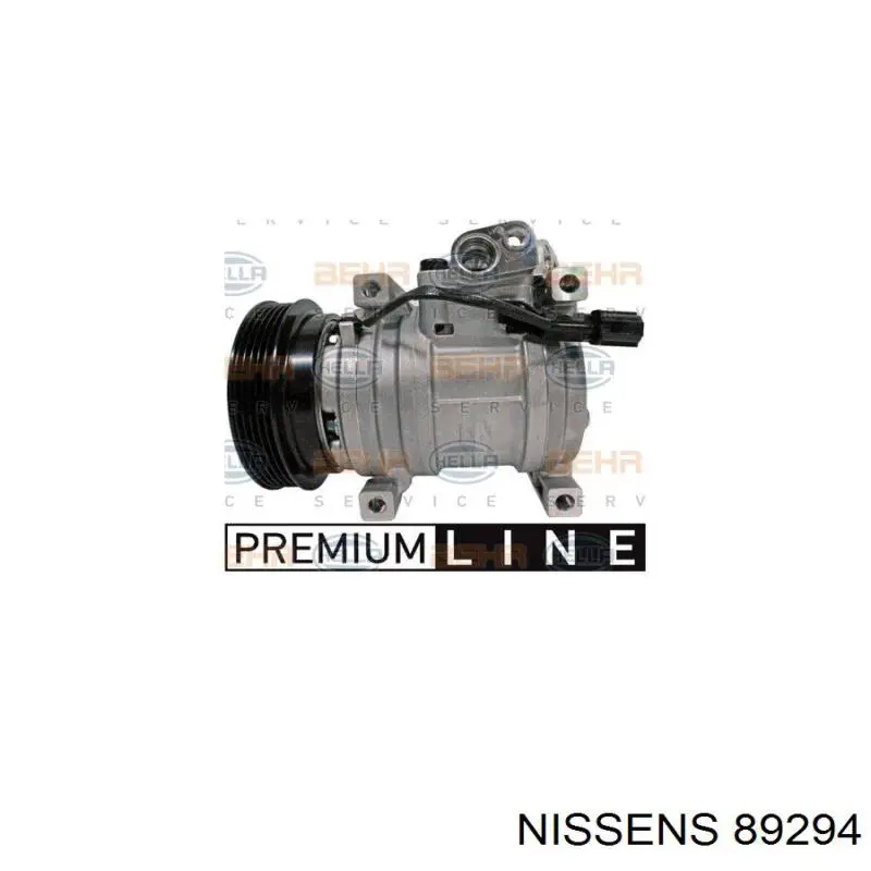 89294 Nissens compresor de aire acondicionado