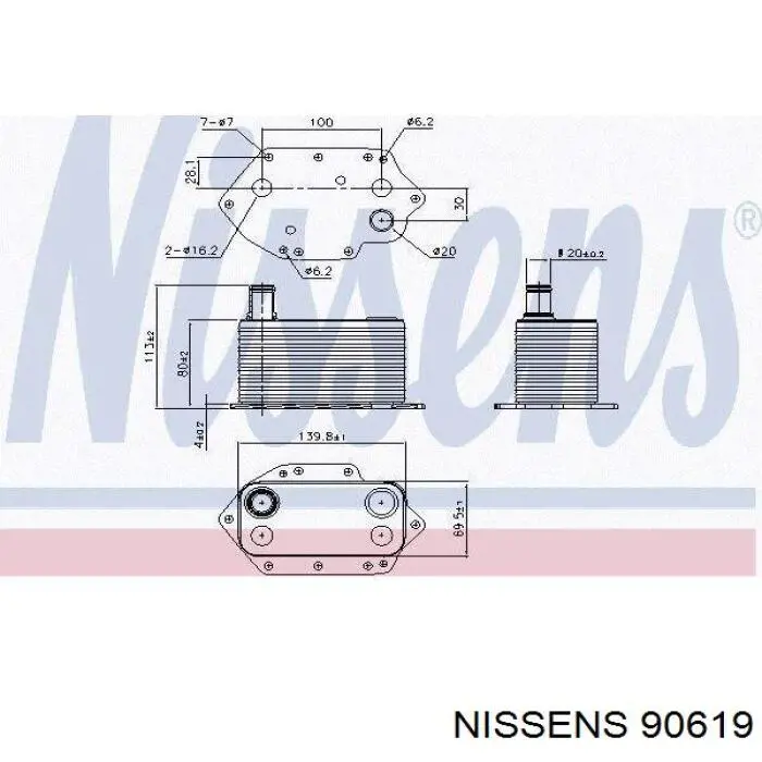  Radiador Enfriador De La Transmision/Caja De Cambios para Mercedes B W245