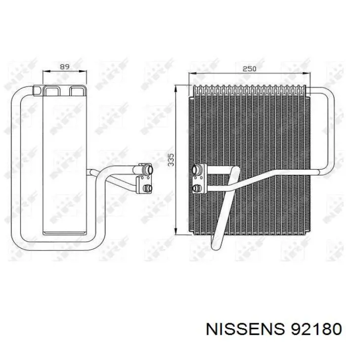  Evaporador, aire acondicionado para Chrysler Voyager 