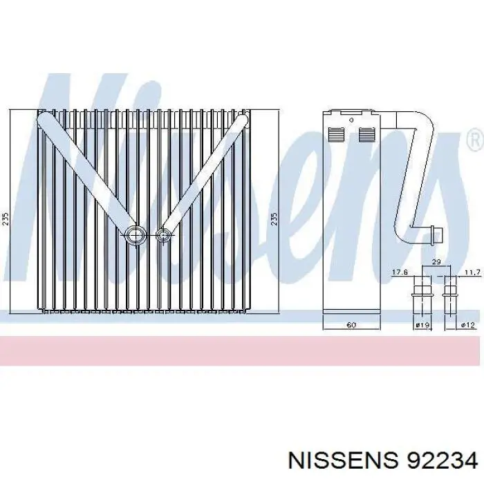  Evaporador, aire acondicionado para Audi A2 8Z0