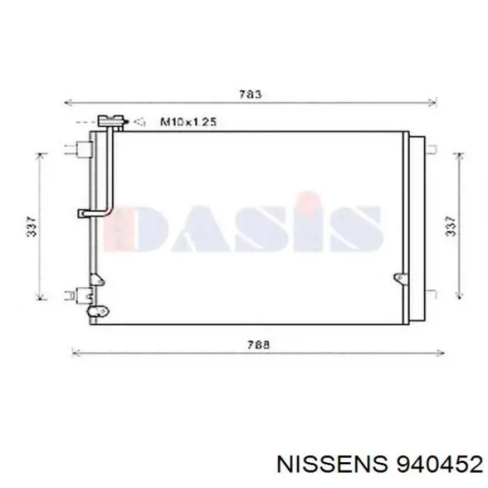 4H0260403D VAG condensador aire acondicionado