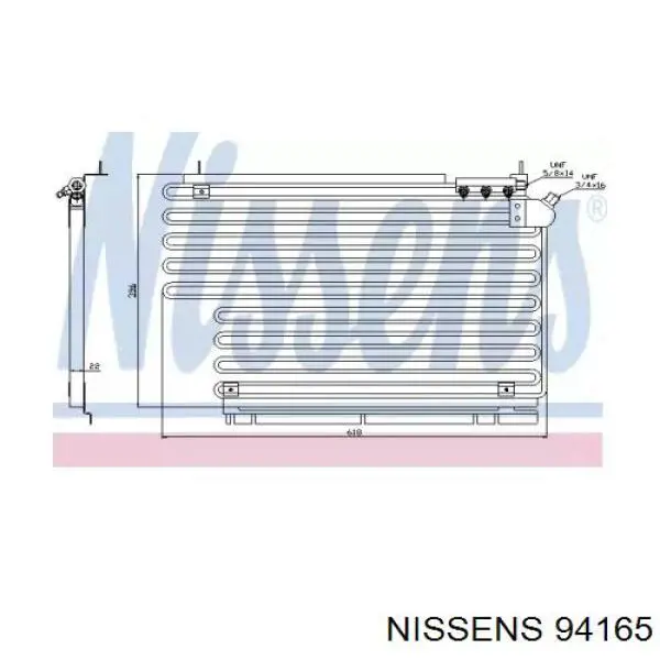 3537069 Volvo condensador aire acondicionado