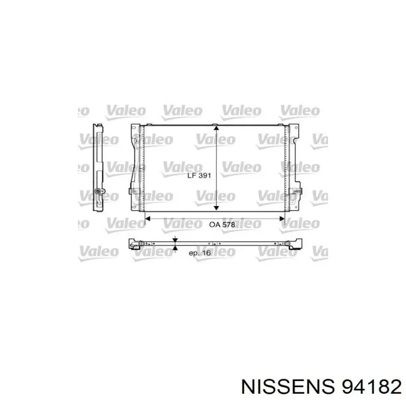 6849575 Volvo condensador aire acondicionado